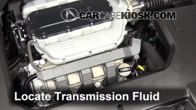 2012 Acura TL 3.5L V6 Líquido de transmisión Controlar nivel de líquido